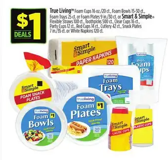 Dollar General True living or smart & simple offer