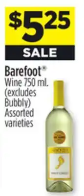 Dollar General Barefoot wine offer