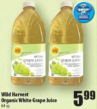Times Supermarkets Wild Harvest Organic White Grape Juice 64 oz offer
