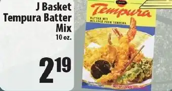 J Basket Tempura Batter Mix 10 oz