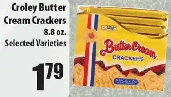 Times Supermarkets Croley Butter Crean Crackers 8.8 OZ offer
