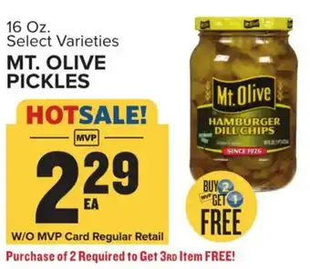 Food Lion MT. OLIVE PICKLES offer
