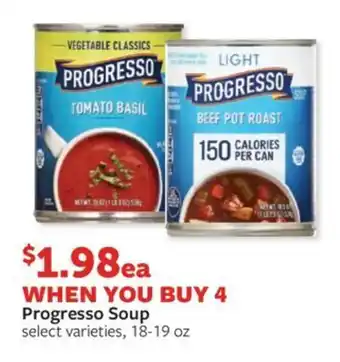 Fareway Progresso Soup offer