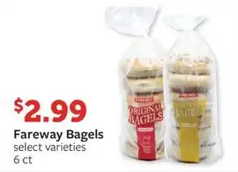 Fareway Fareway Bagels offer