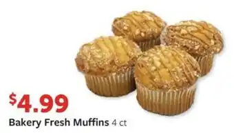 Fareway Bakery Fresh Muffins 4 ct offer