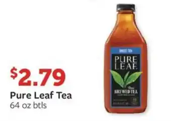 Fareway Pure Leaf Tea 64 oz btls offer