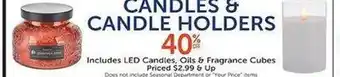 Hobby Lobby Candles & candle holders offer