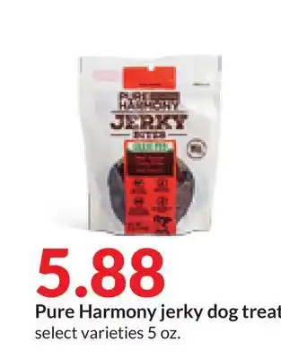 Hy-Vee Pure harmony jerky dog treats offer
