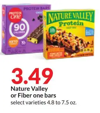 Hy-Vee Nature valley or fiber one bars offer