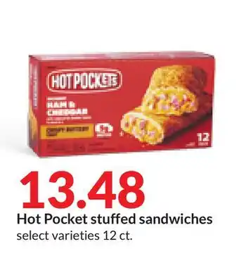 Hy-Vee Hot pocket stuffed sandwiches offer