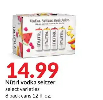 Hy-Vee Nütrl vodka seltzer offer
