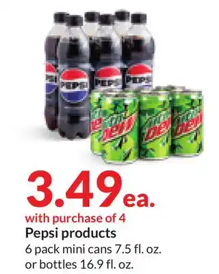 Hy-Vee Pepsi products offer