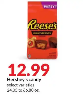 Hy-Vee Hershey's candy offer