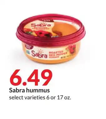 Hy-Vee Sabra hummus offer