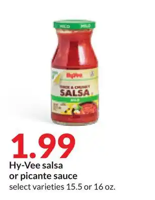 Hy-Vee Hy-vee salsa or picante sauce offer