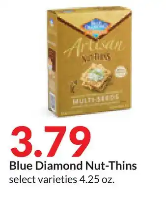 Hy-Vee Blue diamond nut-thins offer