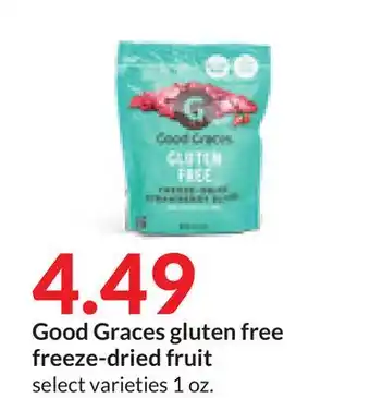 Hy-Vee Good graces gluten free freeze-dried fruit offer