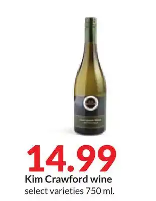 Hy-Vee Kim crawford wine offer