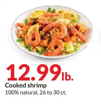 Hy-Vee Cooked shrimp offer