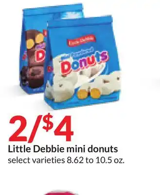 Hy-Vee Little debbie mini donuts offer