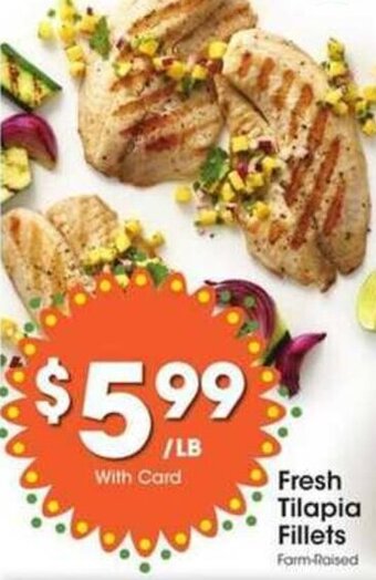 Kroger Fresh Tilapia Fillets offer