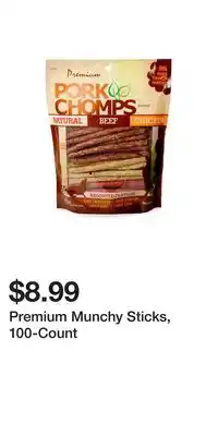 Big Lots Premium munchy sticks, 100-count offer