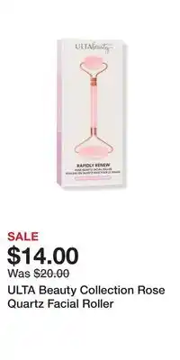 Ulta Beauty Ulta beauty collection rose quartz facial roller offer