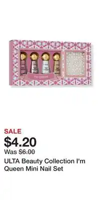 Ulta Beauty Ulta beauty collection i'm queen mini nail set offer