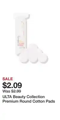 Ulta Beauty Ulta beauty collection premium round cotton pads offer