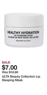 Ulta Beauty Ulta beauty collection lip sleeping mask offer