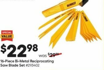 Lowe's 16-Piece Bi-Metal Reciprocating Saw Blade Set offer