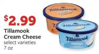 Fareway Tillamook Cream Cheese offer