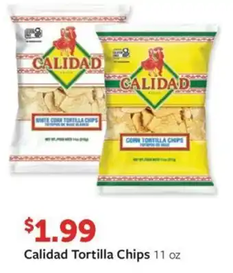 Fareway Calidad Tortilla Chips 11 oz offer