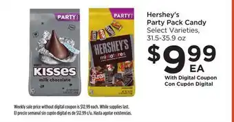 Food 4 Less Hershey's party pack candy offer