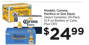 Food 4 Less Modelo, corona, pacifico or dos equis offer