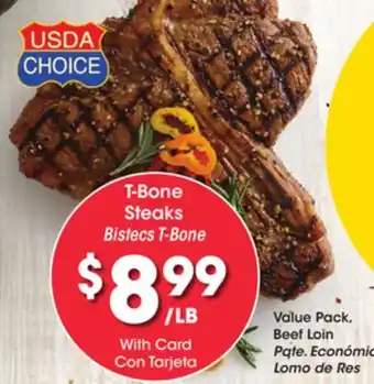 Ralphs T-bone steaks offer