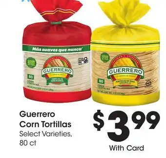 Ralphs Guerrero corn tortillas offer
