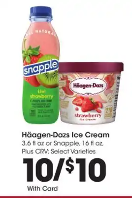 Ralphs Häagen-dazs ice cream offer