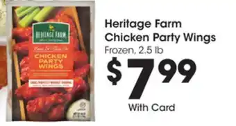 Ralphs Heritage farm chicken party wings offer