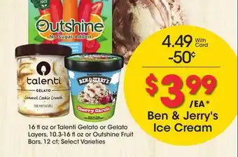 Ralphs Ben & jerry's ice cream offer