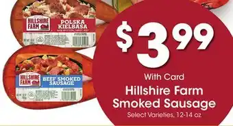 Ralphs Hillshire farm smoked sausage offer