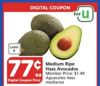 Vons Medium ripe hass avocados offer