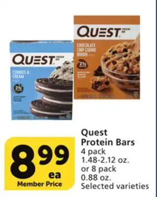 Vons Quest protein bars offer