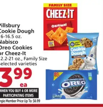 Vons Pillsbury cookie dough 16-16.5 oz. nabisco oreo cookies or cheez-it 12.2-21 oz offer