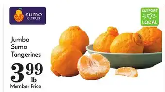 Pavilions Jumbo sumo tangerines offer