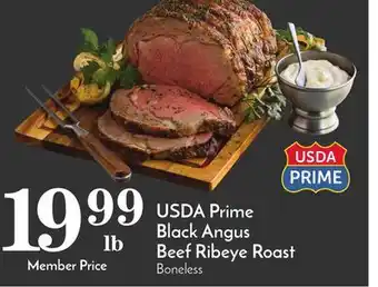 Pavilions Usda prime black angus beef ribeye roast offer