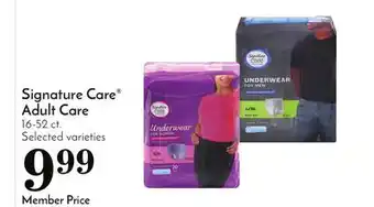 Pavilions Signature care adult care offer