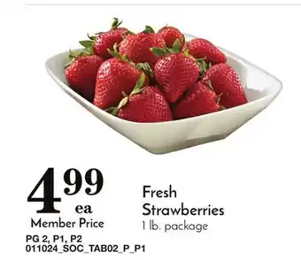 Pavilions Fresh strawberries offer