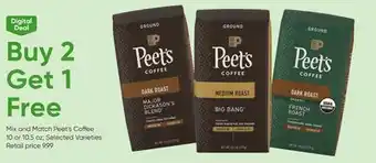 Stater Bros Peet's coffee offer