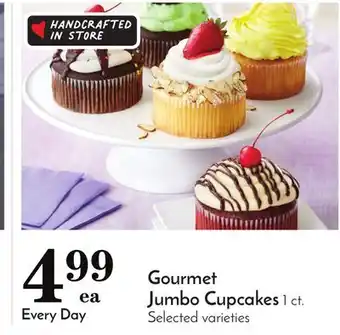 Pavilions Gourmet jumbo cupcakes offer